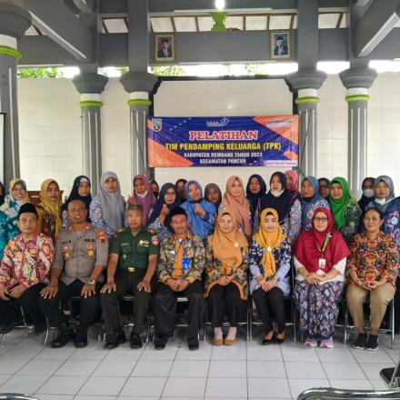 Pelatihan Tim Pendamping Keluarga (TPK) Kabupaten Rembang Tahun 2023 Kecamatan Pancur 